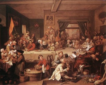 William Hogarth Painting - An Election Entertainment William Hogarth